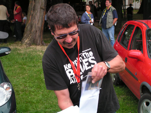 Andreas Wierer beim Fantreffen 2006 in Torgau (Foto: Dietmar Meixner)